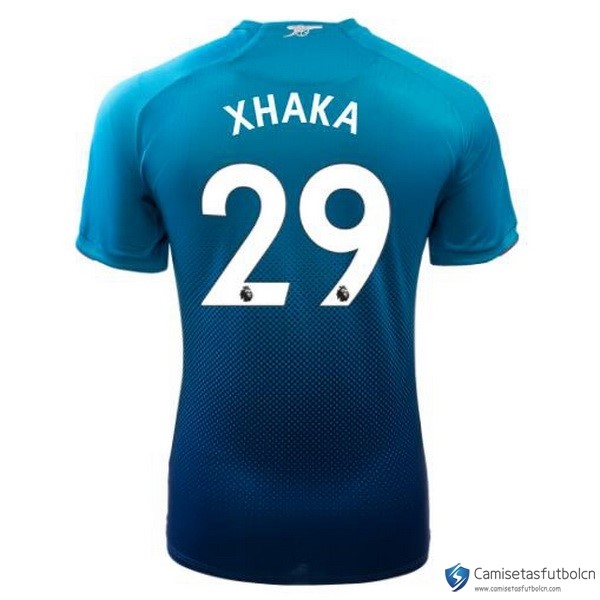 Camiseta Arsenal Segunda equipo Xhaka 2017-18